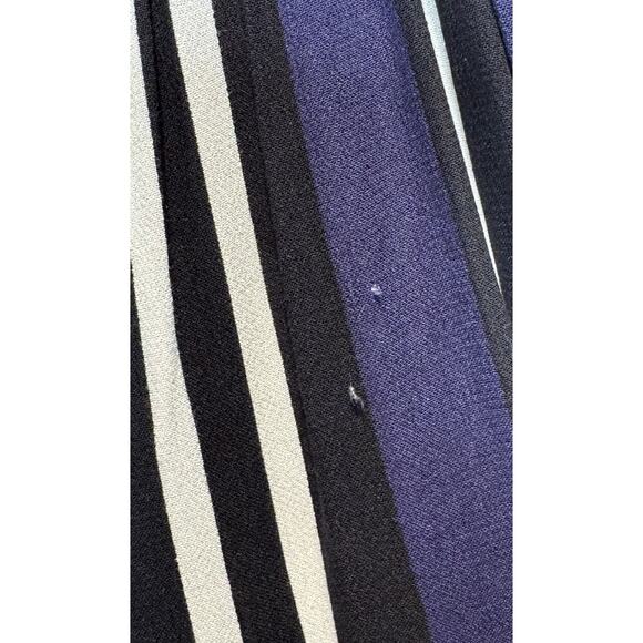 Maeve Size Small Striped Split Seam Wide Leg Striped Pants Coastal Anthropologie - Picture 6 of 8